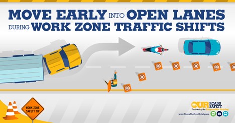 Reducing adverse driving behaviors in work zones project